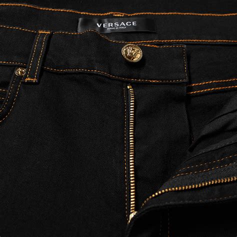 black versace sport jeans men 38|Versace black jeans discontinued.